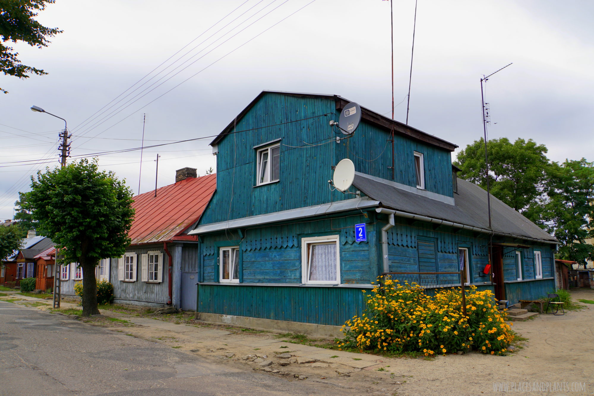 Drewniane domy Węgrów