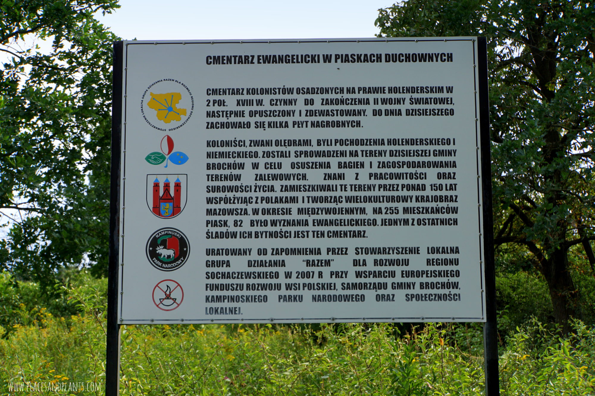 Cmentarz Ewangelicki Piaski Duchowne